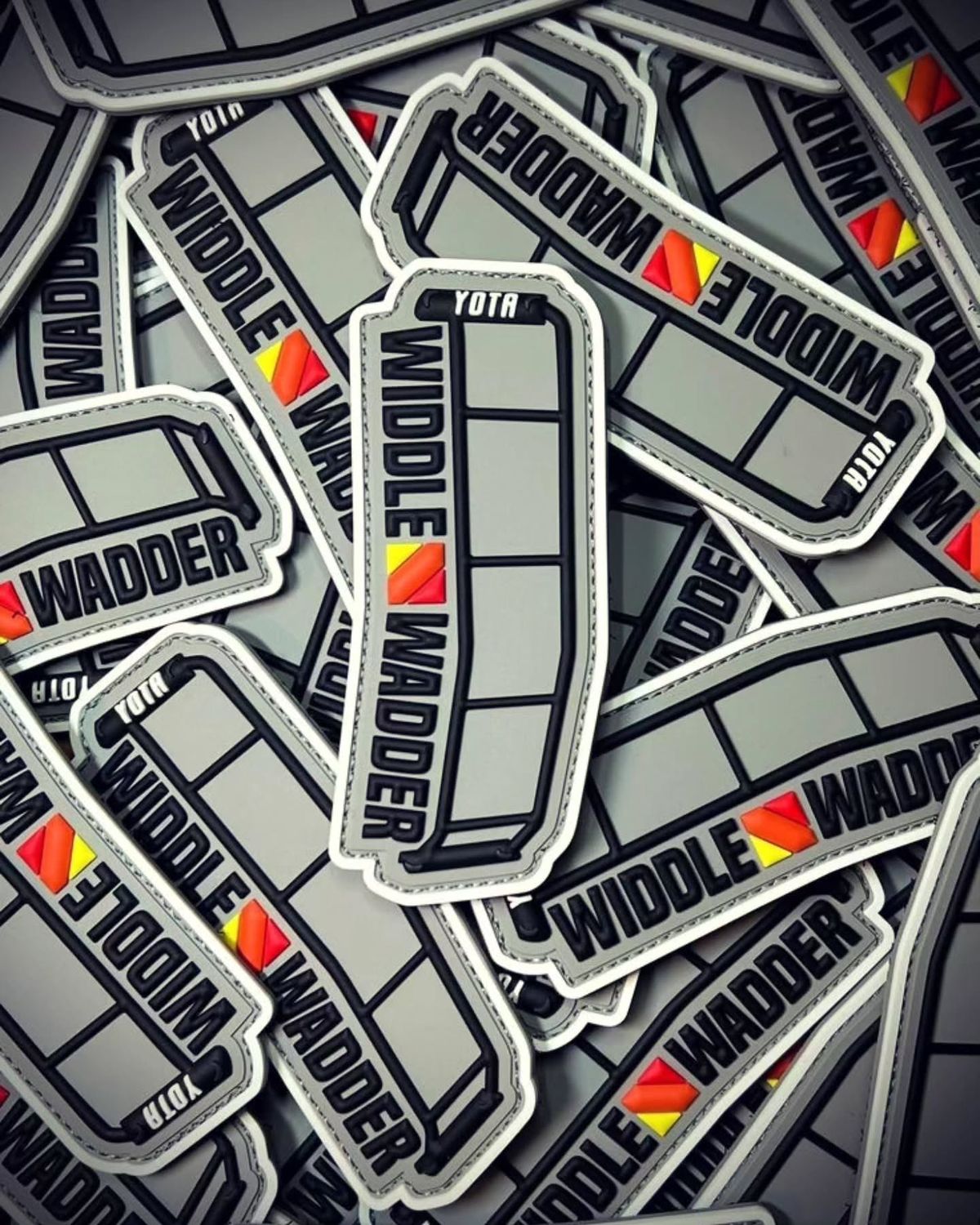 Woven patch with fine thread detail and sharp edges for apparel branding