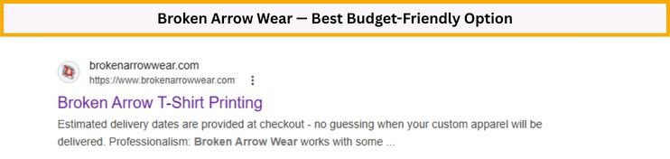 broken arrow wear best budget friendly option