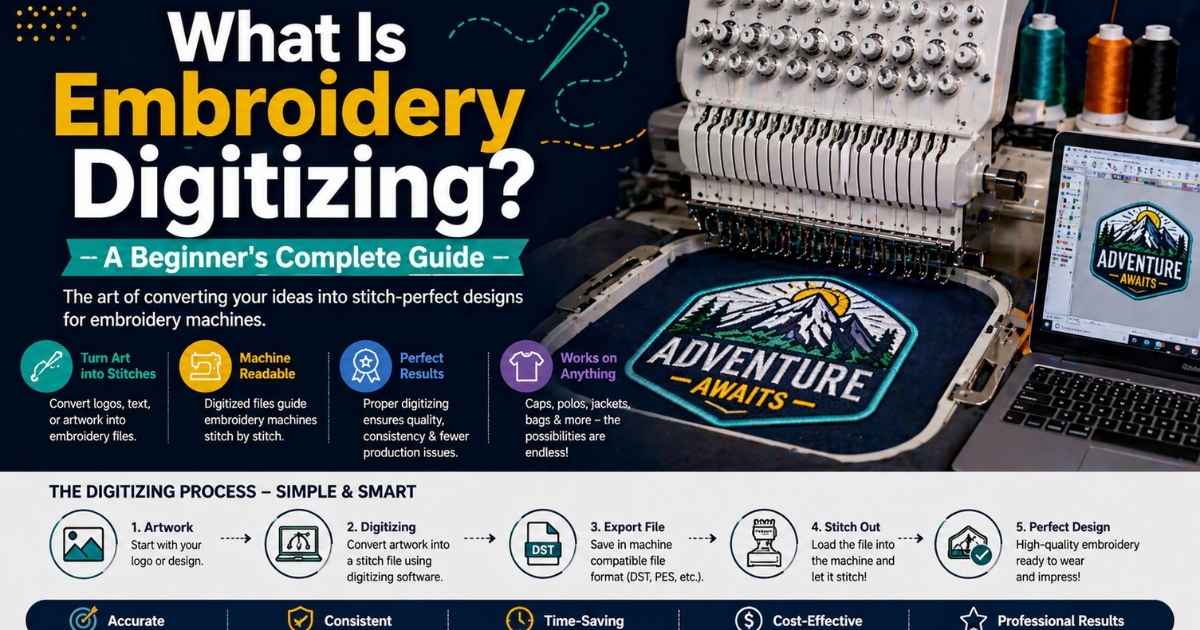 what is embroidery digitizing