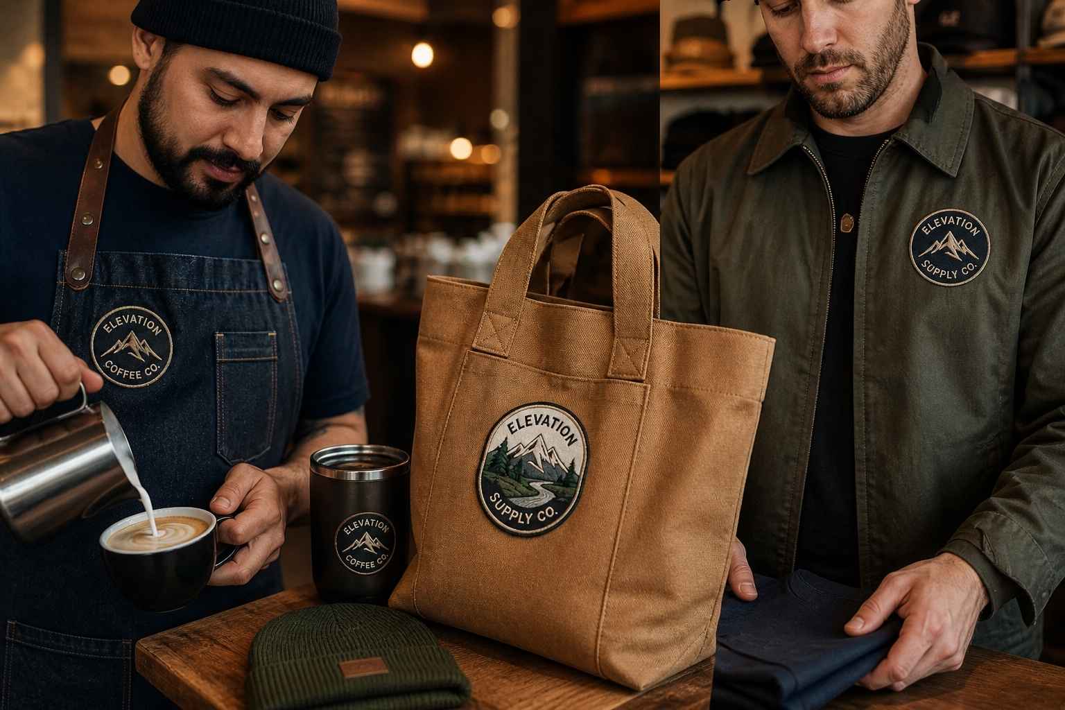 custom patches small business branding