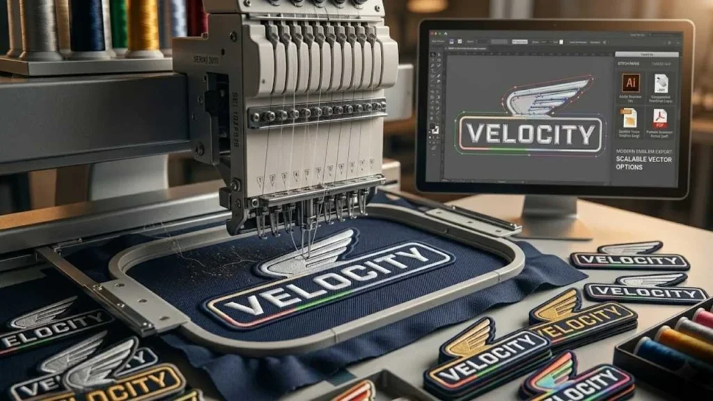 Embroidery Digitizing Process for Vector Logo Emblems
