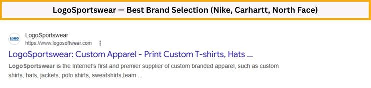 logosportswear best brand selection nike carhartt north face