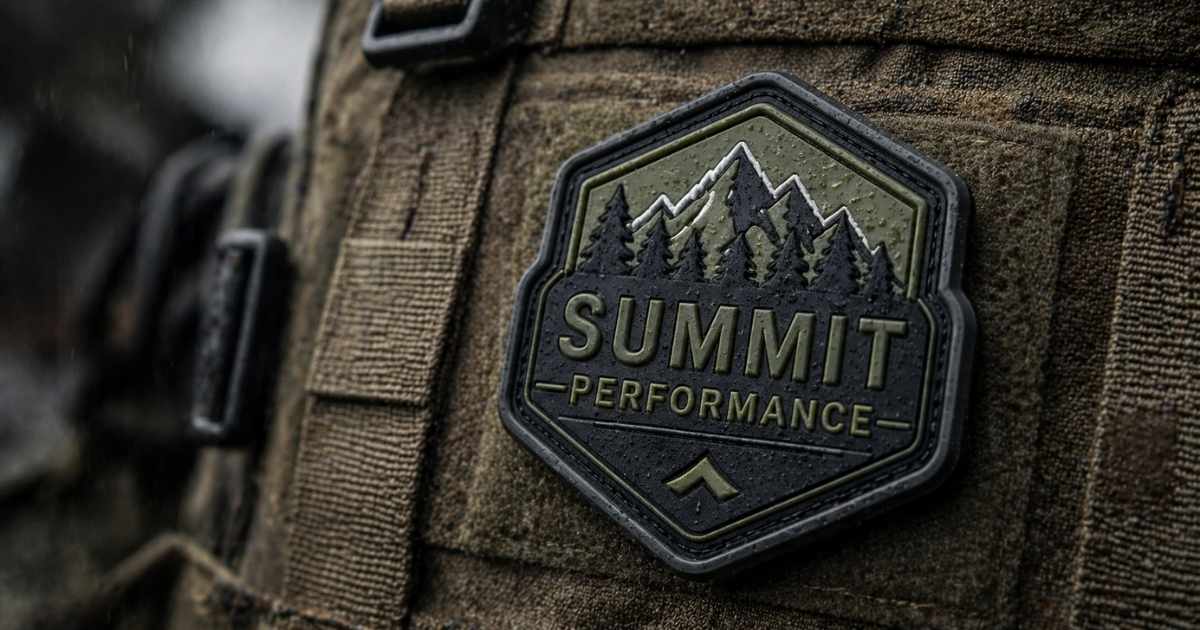 waterproof PVC patch on tactical gear
