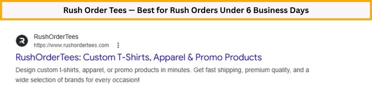 rush order tees best for rush orders under 6 business days