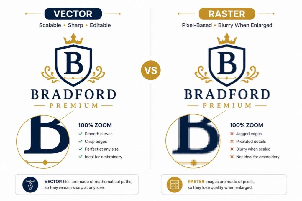 vector vs raster logo comparison embroidery (1)