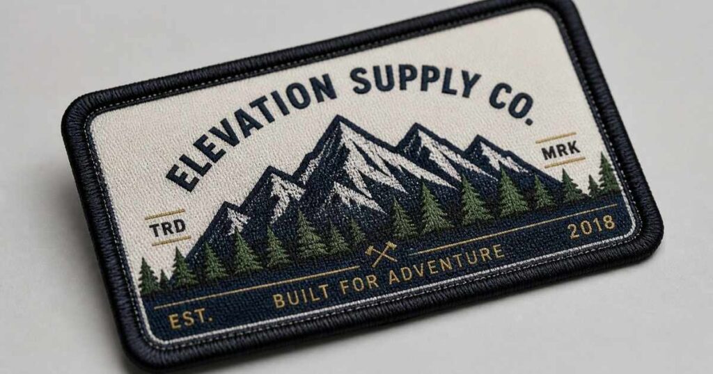 woven patch fine detail example